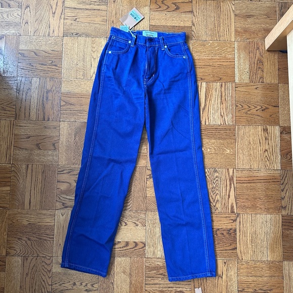 Reformation Cowboy High Rise Straight Jeans in Danube - Picture 7 of 16